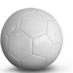 Classic White Soccer Ball Durable Training & Match Football