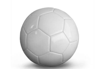 Classic White Soccer Ball Durable Training & Match Football