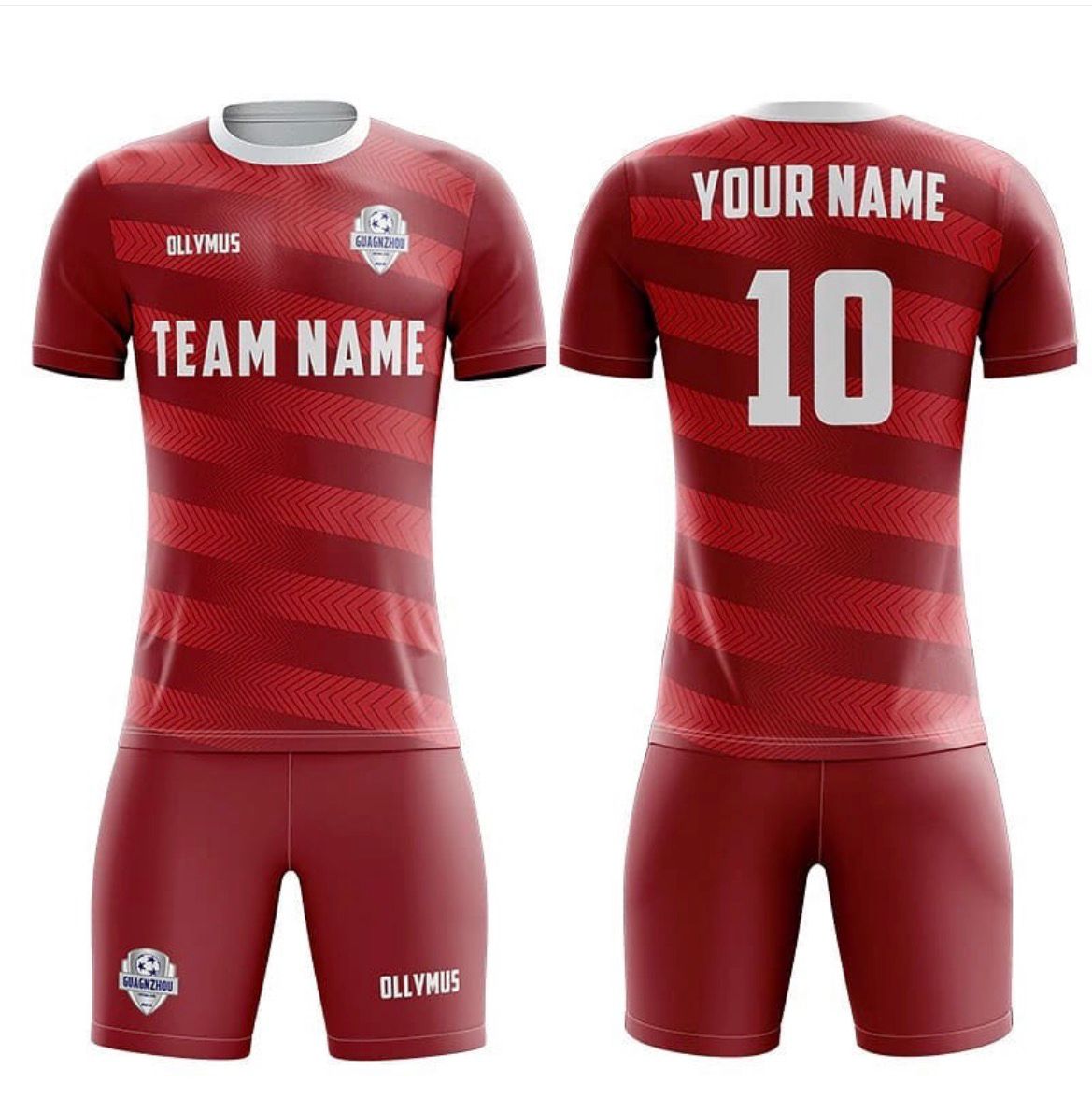 Custom Rugby Uniform Red Pro Edition