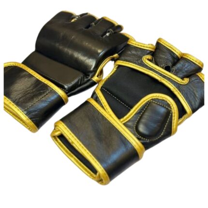 Premium Leather MMA Gloves – Elite Fight Series