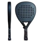 Black Carbon Fiber Padel Racket